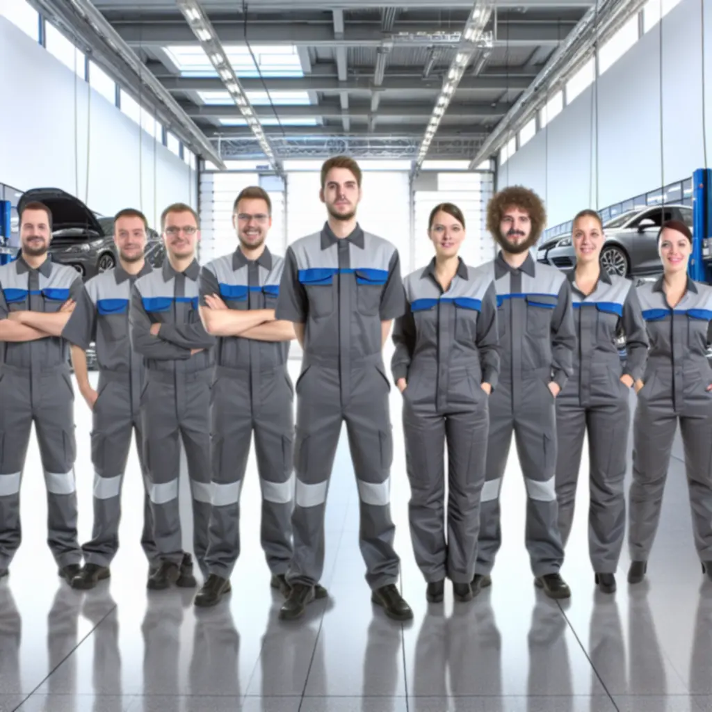 Team of professional automotive technicians at Car Wish Best