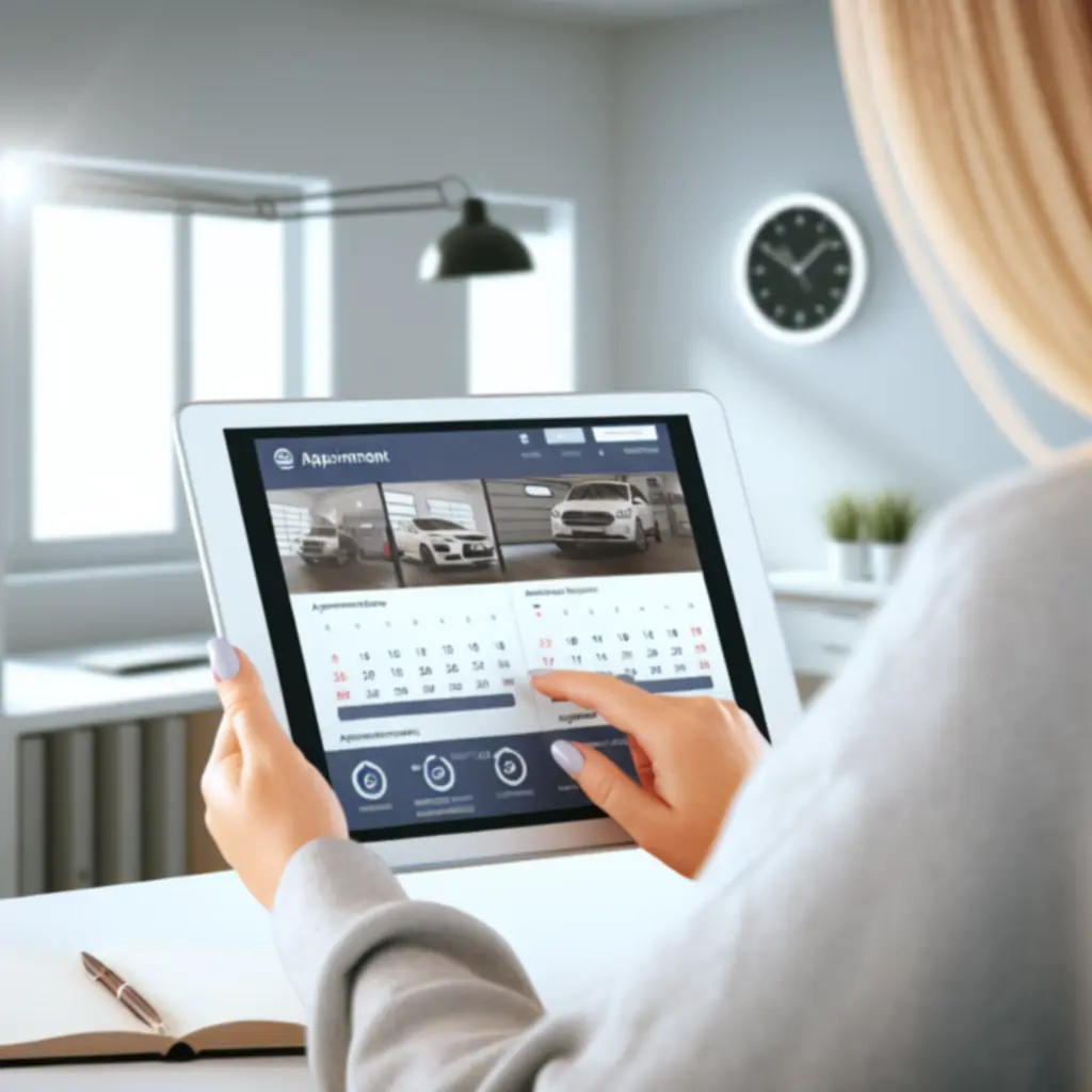 Car Wish Best online booking interface showing available service slots and pricing